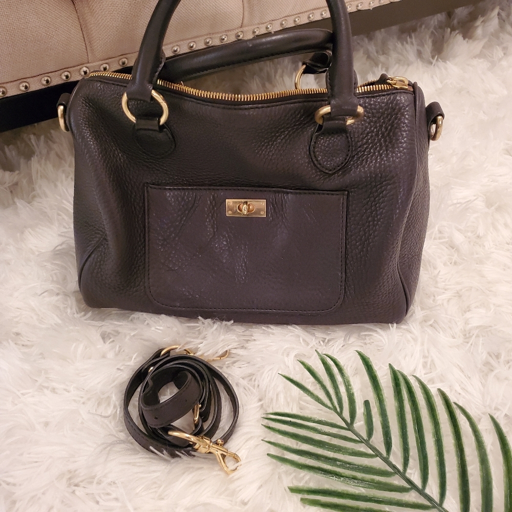 J. Crew Genuine Pebbled Leather Speedy